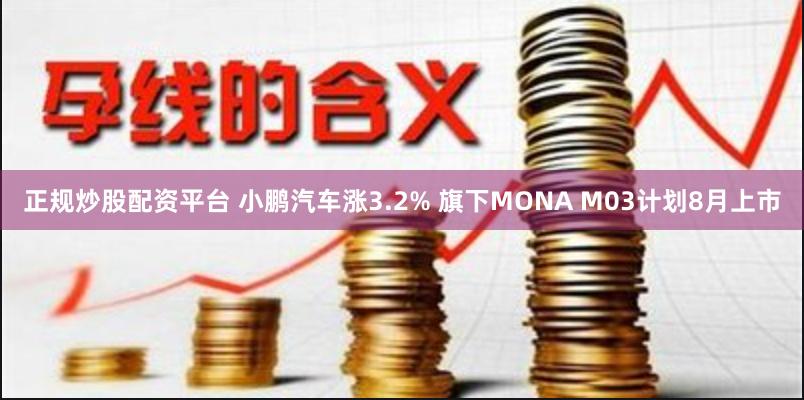 正规炒股配资平台 小鹏汽车涨3.2% 旗下MONA M03计划8月上市